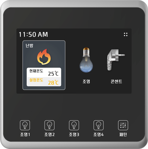 제일전기공업(주)이 2020년 출시한 IOT 스위치.