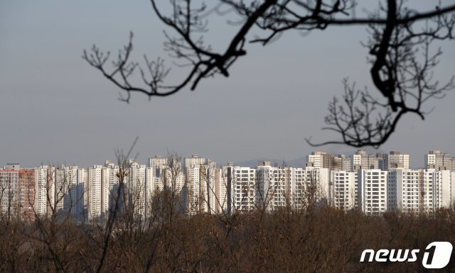 경기도 파주 운정신도시 일대 아파트 단지. 2020.12.17 © News1