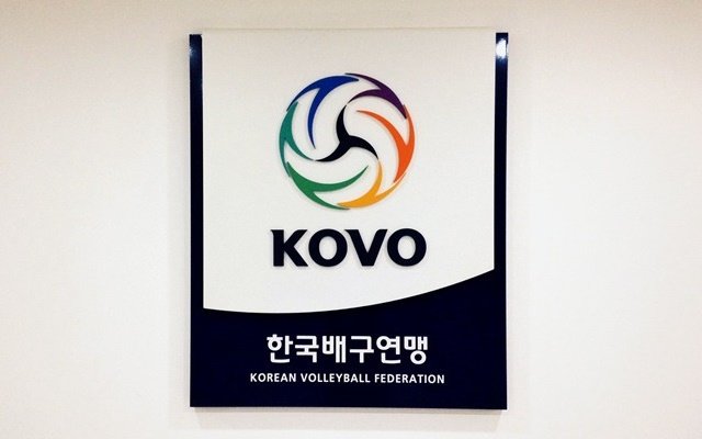 한국배구연맹(KOVO) 사무실에 걸린 KOVO 로고. 황규인 기자 kini@donga.com