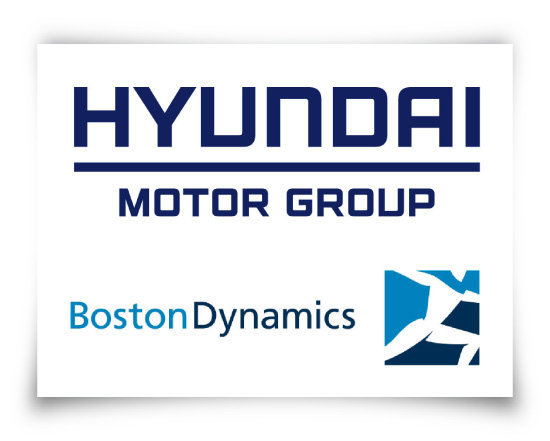 현대차그룹(위)과 보스턴 다이나믹스 브랜드 로고. 사진 제공 · 현대자동차그룹