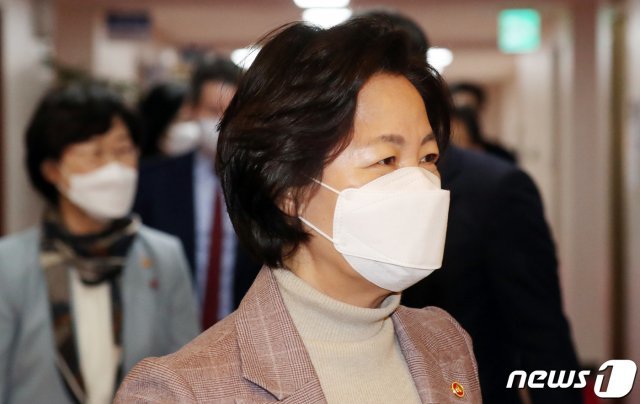 추미애 법무부 장관. 2021.1.5 © News1