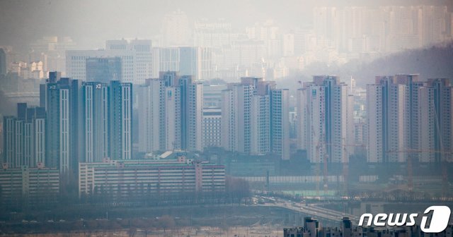 서울 아파트 전경.(뉴스1 자료사진)© News1