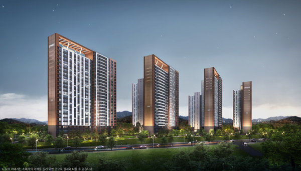 가경 아이파크 5단지 투시도. HDC현대산업개발 제공