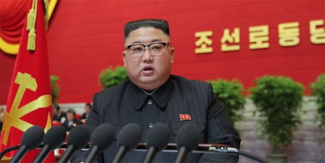 김정은 북한 국무위원장이 5∼12일 진행된 8차 노동당 대회를 주재하고 있다. 이번 당 대회에서 북한은 국방력 강화 목표를 당 규약에 명시했다. 노동신문 뉴스1