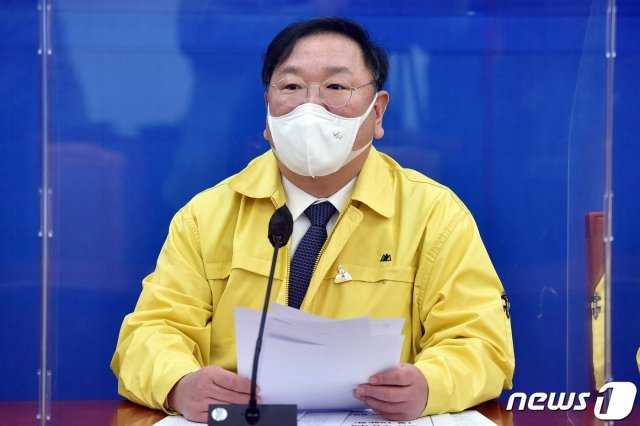 김태년 더불어민주당 원내대표. 2021.1.19/뉴스1 © News1