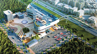 수소 교통 복합기지 조감도.