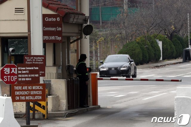 서울 용산구 주한미군기지에 적막감이 흐르고 있다. 2020.11.22/뉴스1 © News1