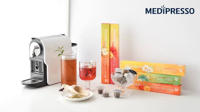 메디프레소 커피&티캡슐 추출머신 ‘메디노’, 출처: 메디프레소
