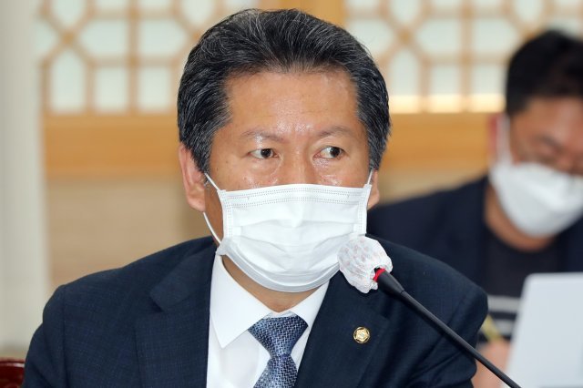 더불어민주당 정청래 의원. 뉴스1