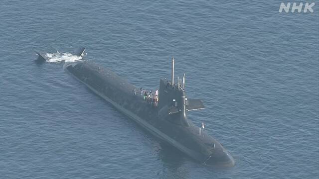 해상자위대 잠수함 ‘소류’ (NHK 홈페이지 갈무리) © 뉴스1