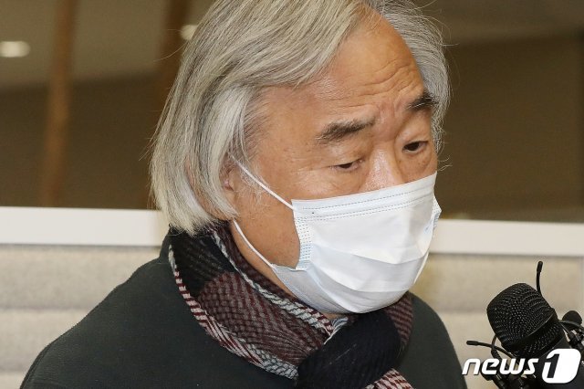 원로배우 윤정희(77)씨의 남편 피아니스트 백건우(75) 2021.2.11/뉴스1 DB © News1