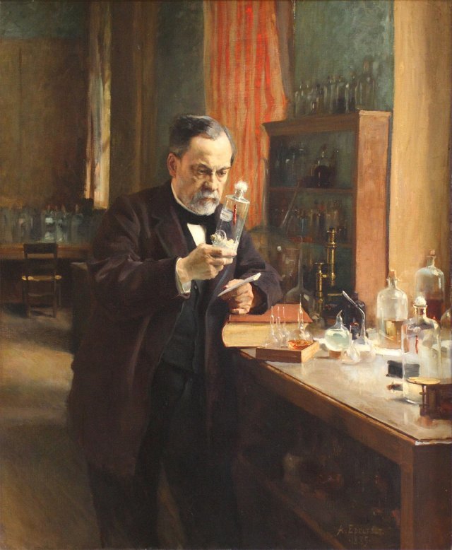 알베르트 에델펠트 ‘루이 파스퇴르’ 1885년.