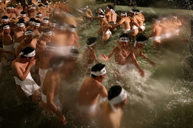 일본의 알몸 축제 ‘하다카 마쓰리’. 사진=(GettyImages)/코리아