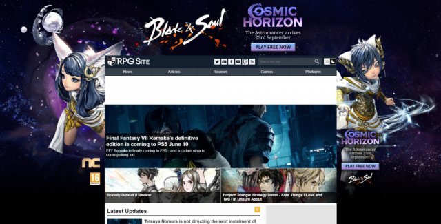 NC소프트의 블레이드&소울 광고 모습, 출처: 베나투스