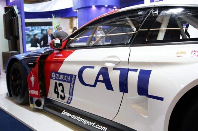 중국 CATL은 정부의 전기자동차 육성·보조금 정책에 힘입어 일본 파나소닉 등을 제치고 글로벌 배터리 업계 시장 점유율 1위 업체로 올라섰다. 사진은 CATL의 배터리를 적용한 독일 BMW의 모터스포츠 전용 차량. CATL 제공