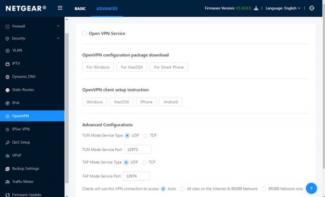 OpenVPN 설정 메뉴 (출처=IT동아)