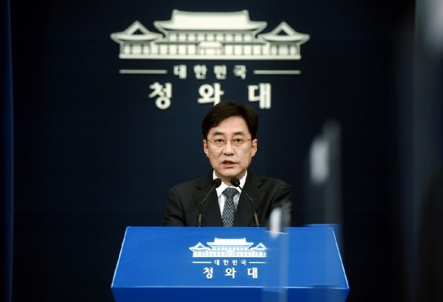 강민석 청와대 대변인. 사진공동취재단