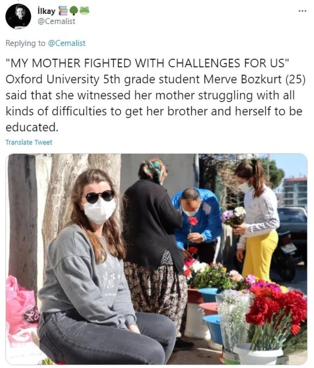 방송 직후 보즈쿠르트 모녀의 사연에 감동한 사람들. 트위터 캡처