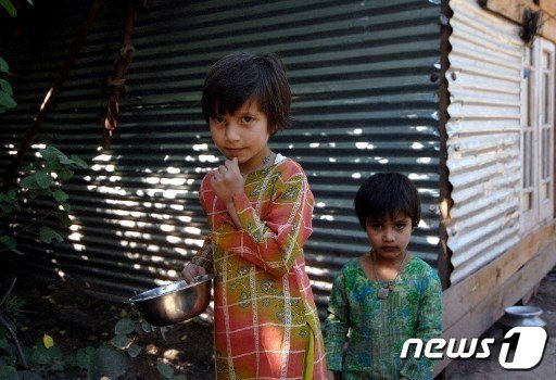 인도 카슈미르 지역의 아이들. © AFP=뉴스1