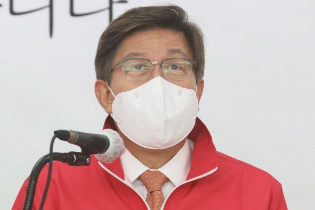 박형준 국민의힘 부산시장 후보. 뉴스1