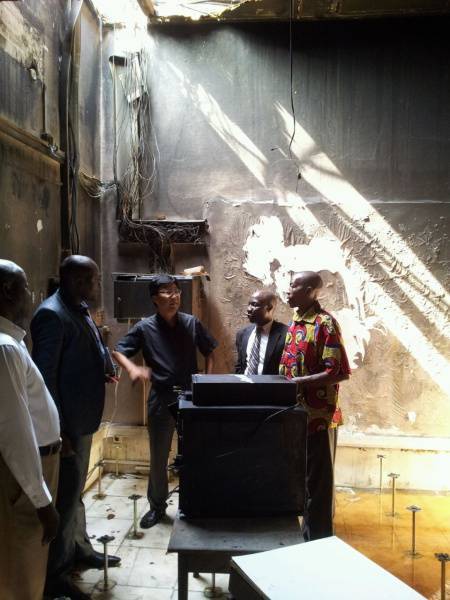 콩고 지방 관제센터 구축 컨설팅 모습, 출처: 엠디글로벌넷