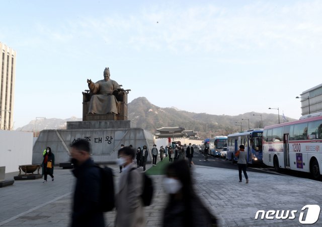 서울 광화문 사거리 (사진은 기사 내용과 무관함) / 뉴스1 © News1