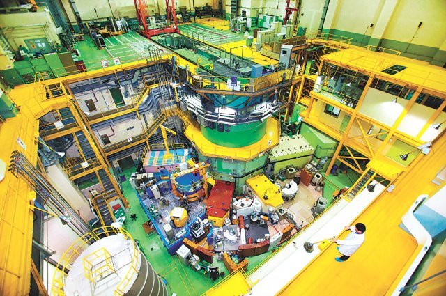 국내 유일의 다목적 연구용 원자로인 ‘하나로’.  한국원자력연구원 제공