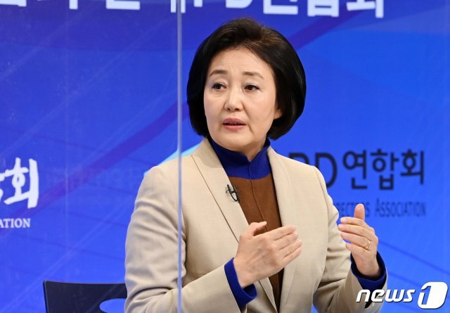 박영선 더불어민주당 서울시장 후보. 사진공동취재단