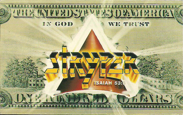 미국 밴드 스트라이퍼의 ‘In God We Trust’ 앨범의 카세트테이프 버전 표지.