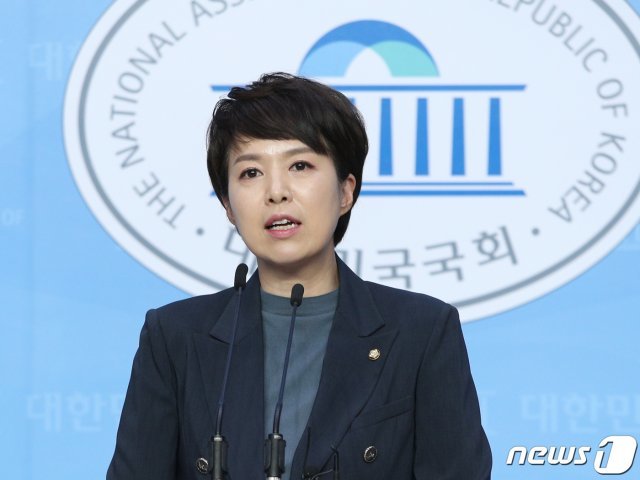 2020년 6월 김종인 비대위 출범 뒤 대변인을 맡았던 김은혜 국민의힘 의원은 지난 8일 김 위원장 퇴임과 함께 대변인 자리에서 물러났다. © News1