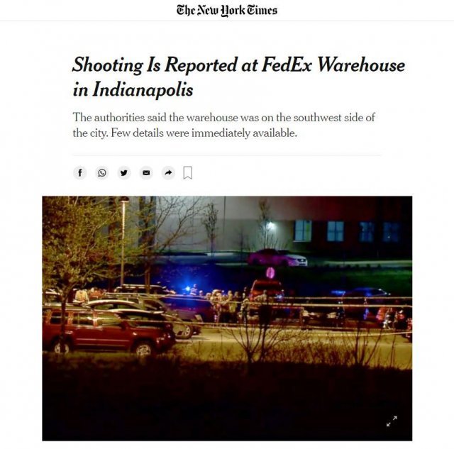 뉴욕타임스 웹사이트 캡처