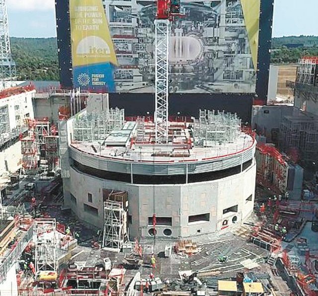프랑스 남부 카다라슈에 위치한 국제핵융합실험로(ITER) 건설 현장. ITER국제본부 제공