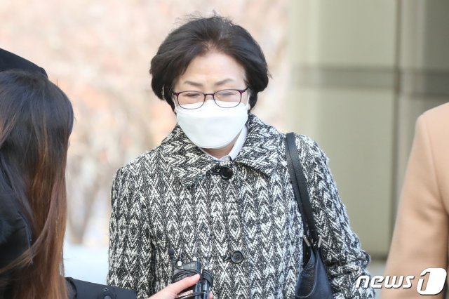 ‘환경부 블랙리스트’ 의혹으로 1심에서 실형을 선고받은 김은경 전 환경부장관 © News1