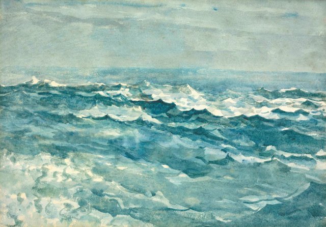 윈즐로 호머 ‘프라우트 목 에서의 연하고 푸른 바다’.
