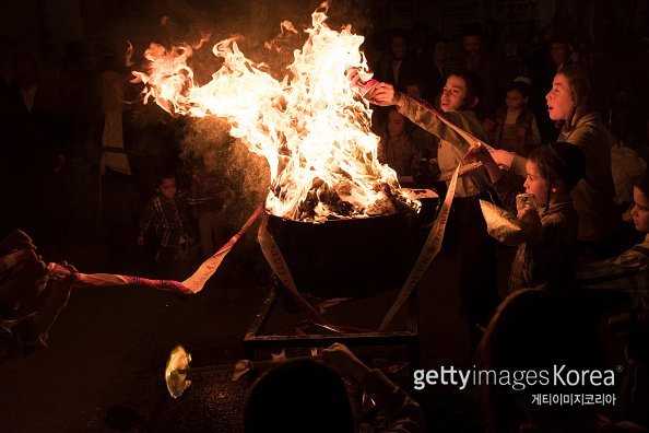 2018년 이스라엘에서 열린 라그바오메르. ⓒGetty Image/이매진스