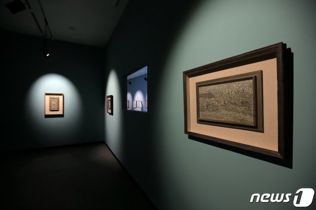 강원 양구 박수미술관에 전시된 박수근 화백 작품.(양구군 제공) 2021.4.30./뉴스1