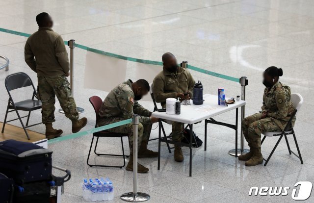 사진은 26일 인천국제공항 제2터미널에 있는 미군의 모습. (사진은 기사 내용과 무관함) / 뉴스1 © News1
