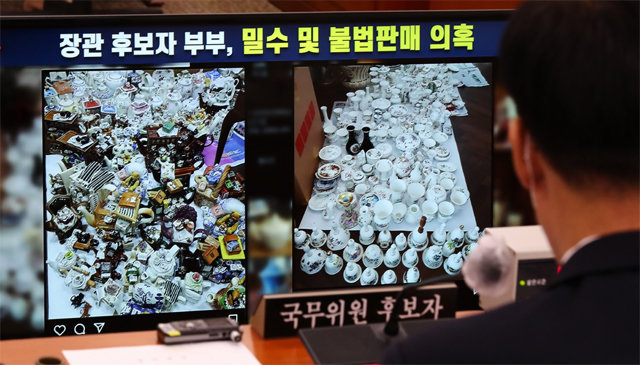 野 “박준영 부인 도자기 일부만 계산해도 3000만원”, 朴 “300만원어치 팔았다” 무관세 반입후 판매 인정