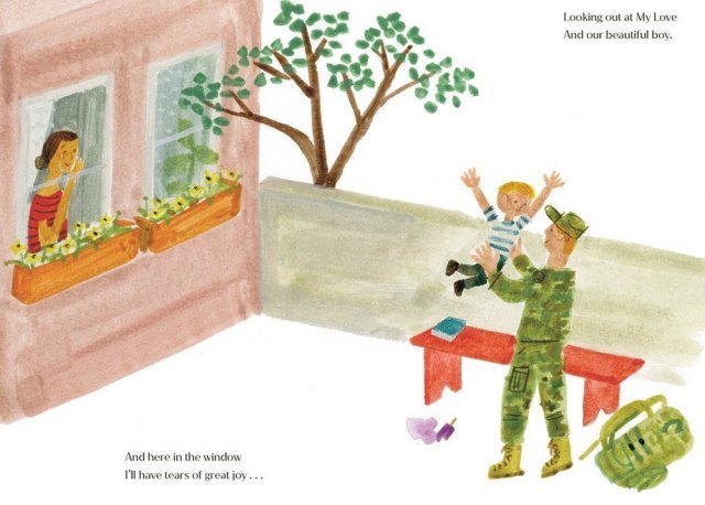 다음 달 8일 발간될 메건 마클 영국 왕손빈의 어린이 책 ‘더 벤치’의 한 장면. 사진 출처 펭귄랜덤하우스