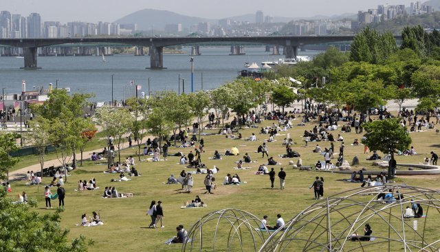 서울 여의도 한강공원. 뉴스1 자료사진