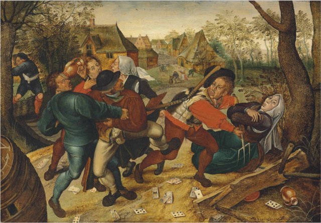 피터 브뤼겔(아들), 시골의 싸움, 1637,8년