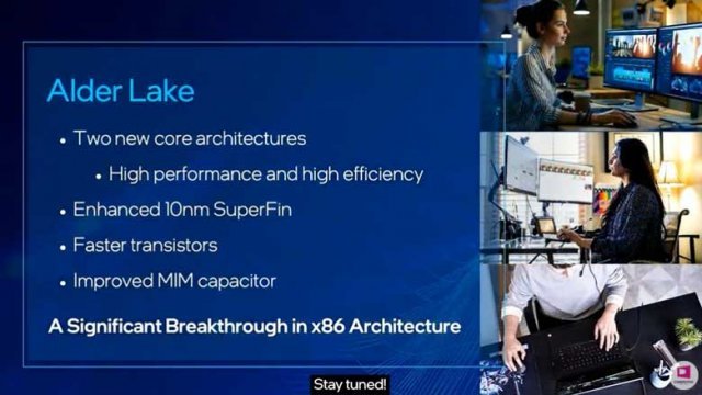 인텔의 차세대 프로세서인 코드명 엘더 레이크(Alder Lake)의 정보