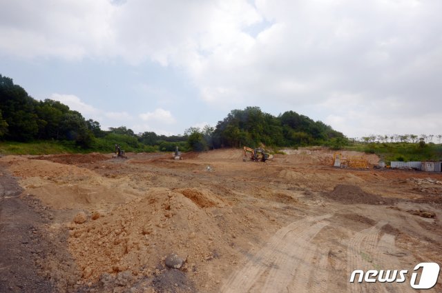 광주 서구 금호동 소재 기성용·기영옥 부자의 농지. 2021.5.27/뉴스1 © News1