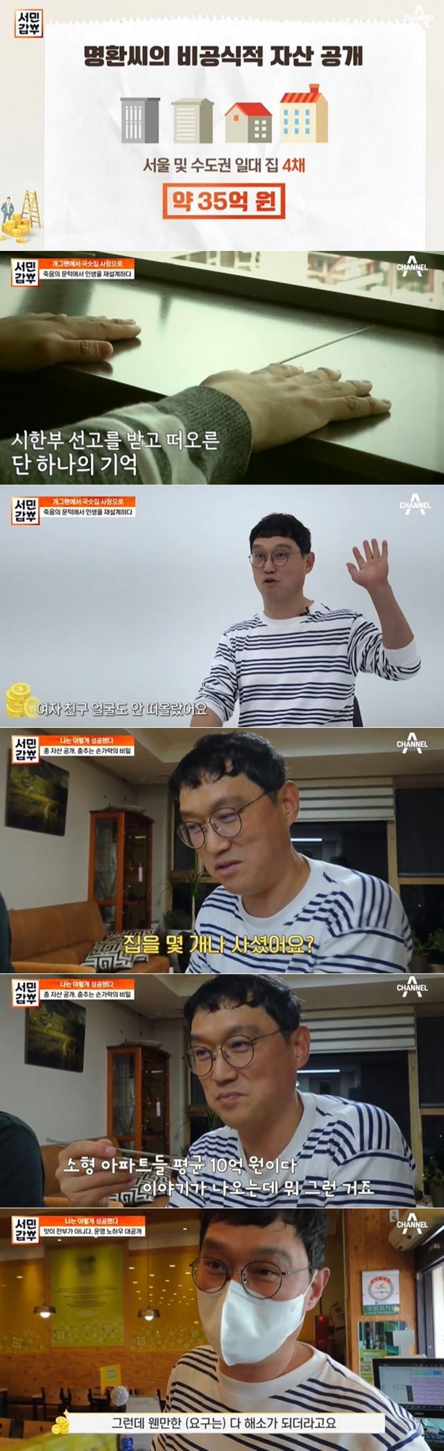 채널A ‘서민갑부’ 방송 화면 갈무리