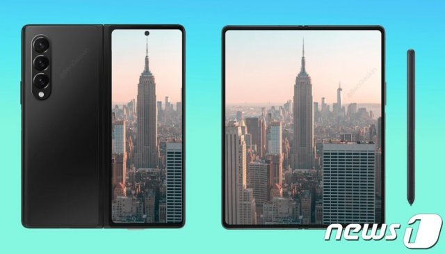 갤럭시Z폴드3 예상 이미지 <출처=샘모바일> © 뉴스1
