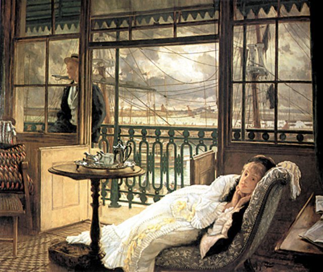 제임스 티소 ‘지나가는 폭풍우’, 1876년.