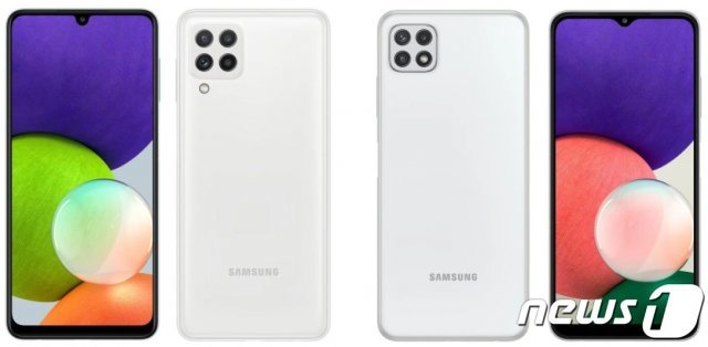 삼성전자가 20만원대 5G 스마트폰인 ‘갤럭시A22’를 공개했다. 올 여름 글로벌 시장에 출시될 예정이다. © 뉴스1