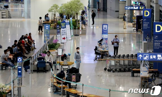 인천국제공항 1터미널 입국장. 2021.6.4/뉴스1 © News1