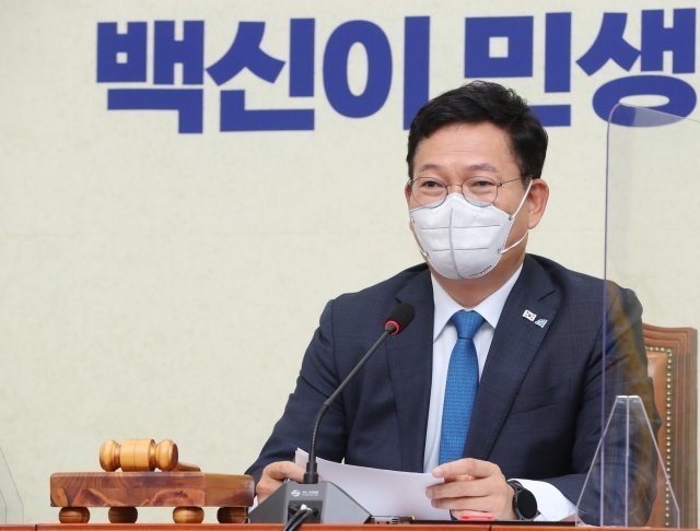 송영길 더불어민주당 대표. 사진공동취재단