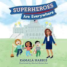 해리스 부통령이 쓴 어린이 책 ‘슈퍼 히어로는 어디에나 있다’ 표지. “부모, 선생님, 주변 친지 등 누구나 어린이들의 존경을 받는 슈퍼 히어로가 될 수 있다”는 내용이다. 2019년 초판이 발행됐다. 필로멜 북스